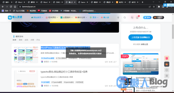 wordpress美化-网站内容复制提醒透明弹窗-1