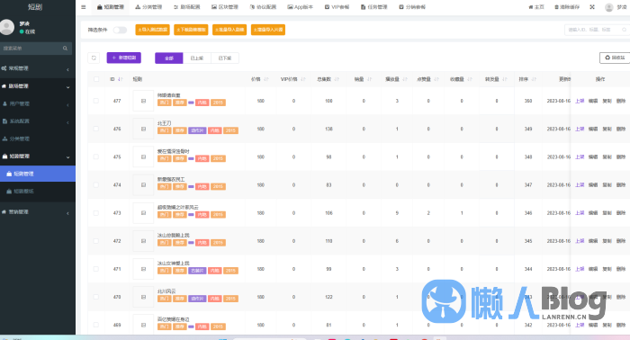 图片[8]-2024最新版视频短剧SAAS系统源码及影视短剧小程序源码附带的完整搭建教程-懒人Blog(资源素材网)